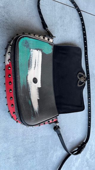 Bolso Desigual Negro y Rojo