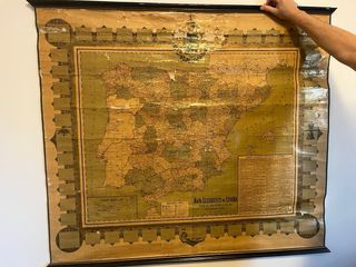 Mapa Mundi Planisferio Antiguo 1910