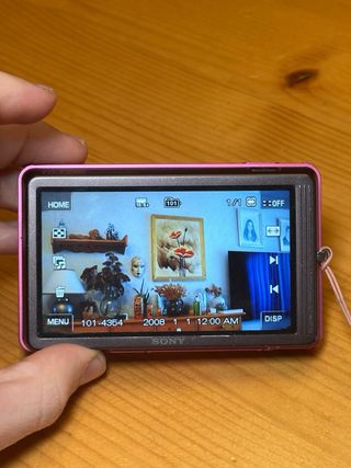 Cámara Sony CyberShot T700 Rosa 10MP