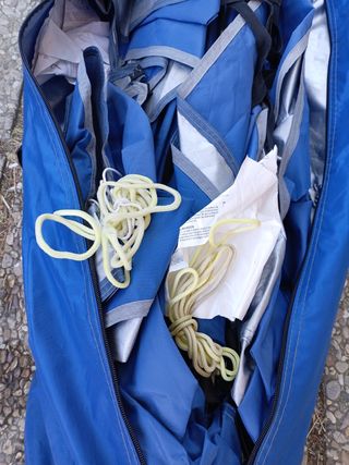 Pergola de camping azul lumaland tomorrow Gazebo