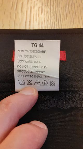 Minigonna Conbipel nera