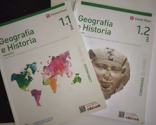Libros de texto de Geografía e Historia para 1°ESO