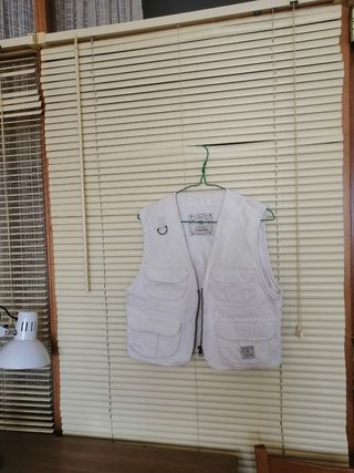 Chaleco GAUCHO blanco tejido resistente