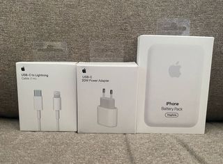Cargador y Batería Externa iPhone Apple