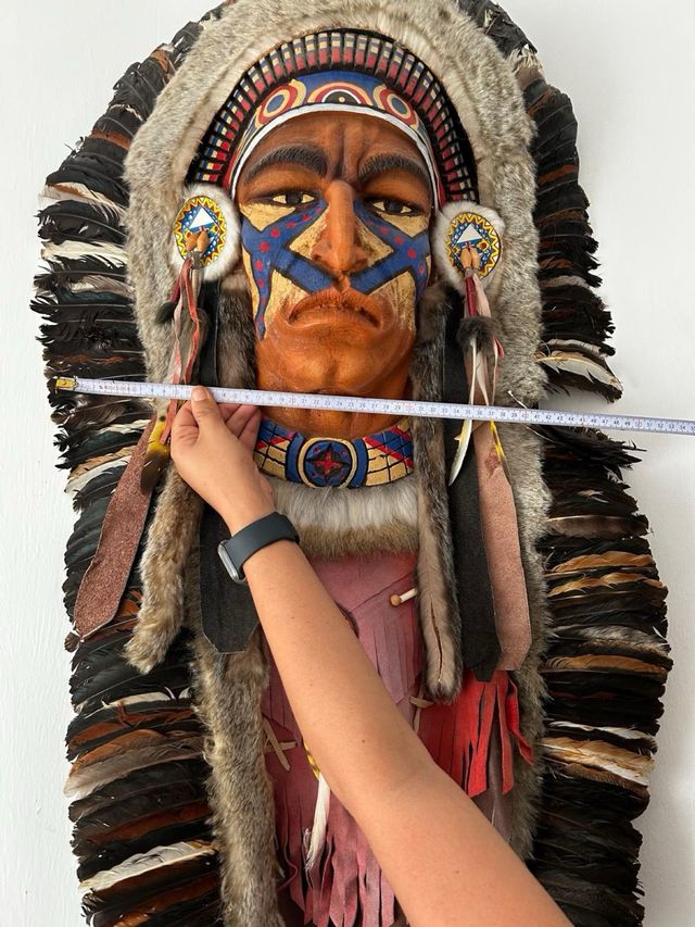 Cabeza India Decoración Pared