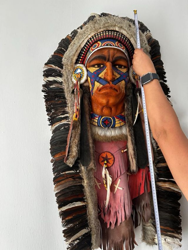 Cabeza India Decoración Pared