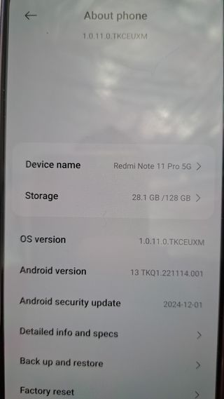 Redmi Note 11 Pro 5G 128GB