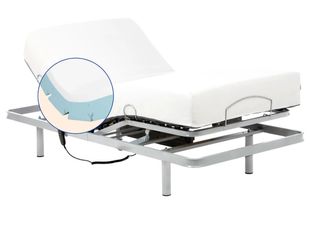 Cama articulada eléctrica con colchón