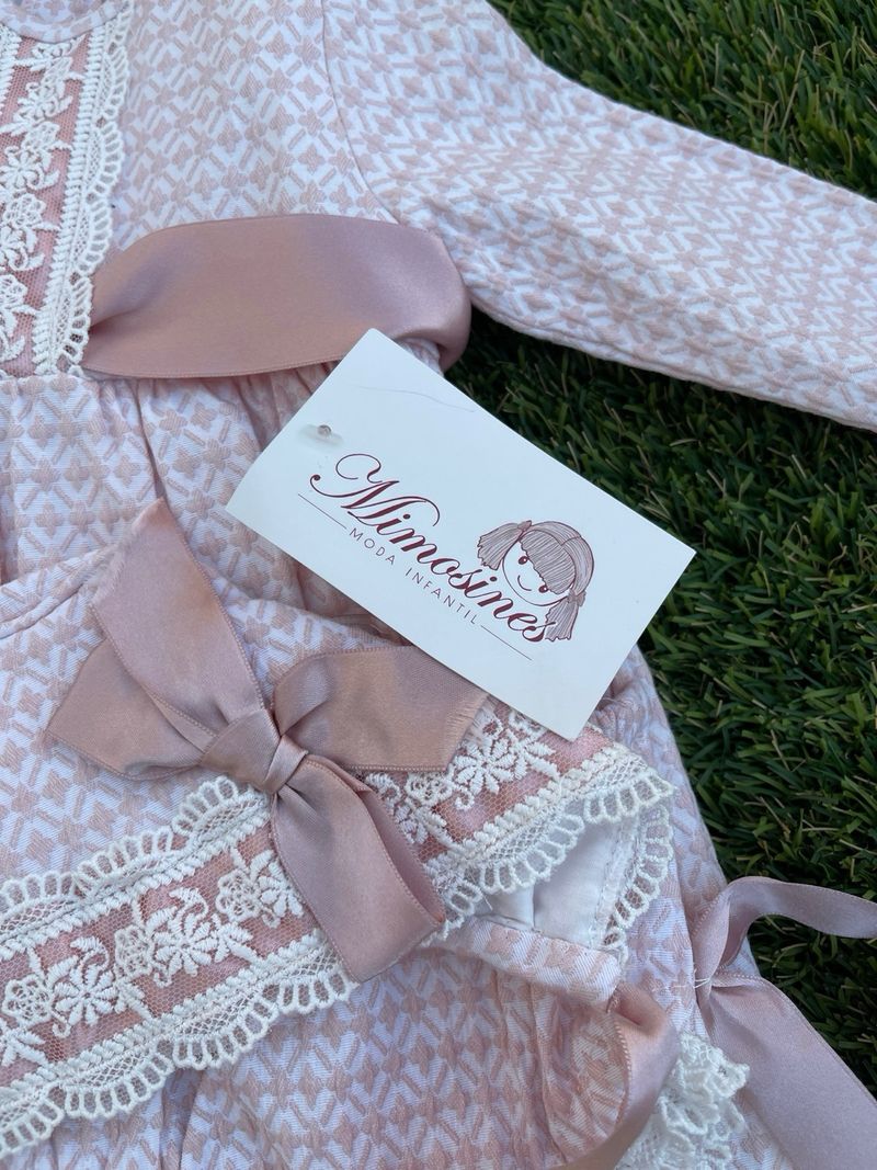 Vestido de niña Mimosines con braguita a juego de segunda mano por