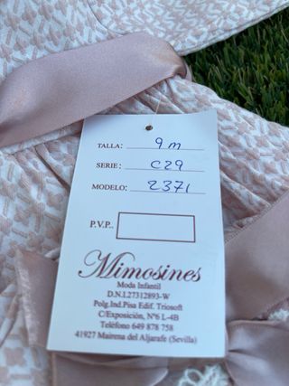 Ceremonia Mimosines Mimosines Ropa Infantil CAPOTA MIMOSINES Inicio