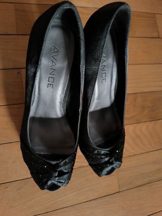 Zapatos de fiesta negros AVANCE