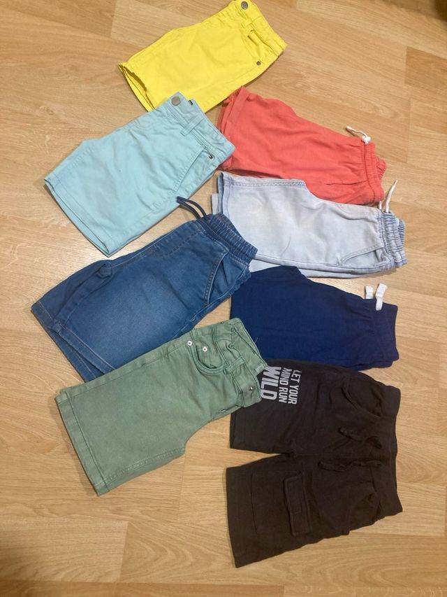 Pantalones cortos para niño talla 5-6-7 años