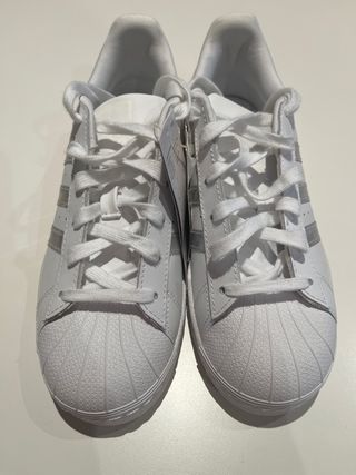 Zapatillas Adidas Superstar J Blancas