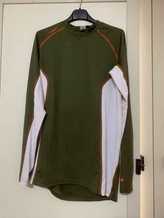 Maglia Oxylane verde e bianca
