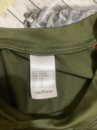 Maglia Oxylane verde e bianca