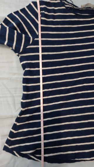 Camiseta marinera azul y blanca TEX