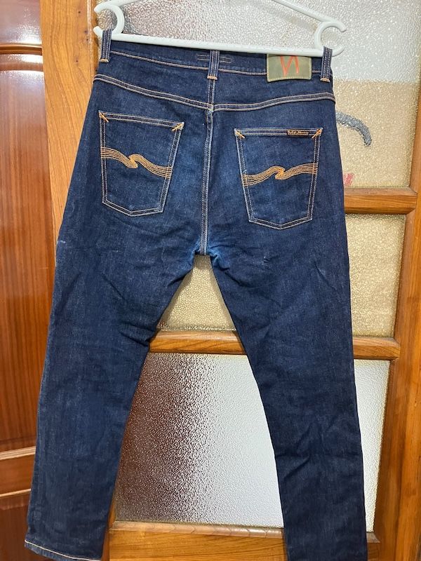 Vaqueros Nudie Jeans Azules Hombre