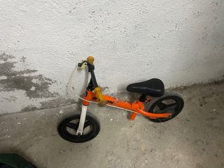 Bici sin pedales naranja