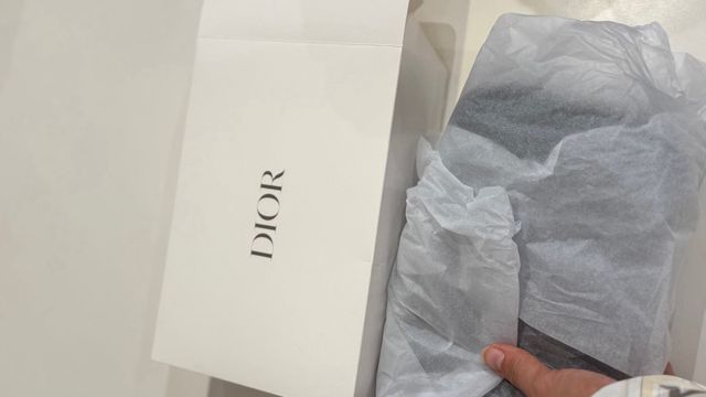 Borsa da toilette Dior blu marino