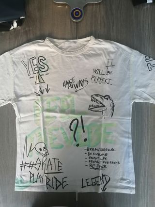 Camiseta Zara Niño Talla 13 años. 164 cm