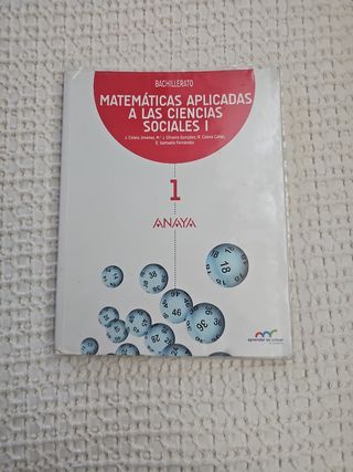 Matemáticas aplicadas a las Ciencias Sociales I