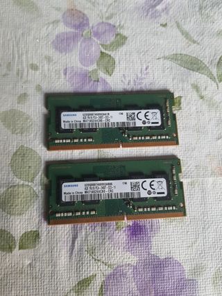 2x Samsung 4GB DDR4 RAM PC4-2400T