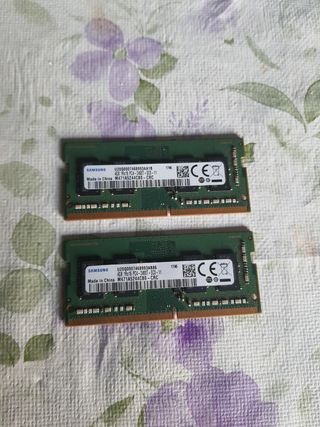 2x Samsung 4GB DDR4 RAM PC4-2400T