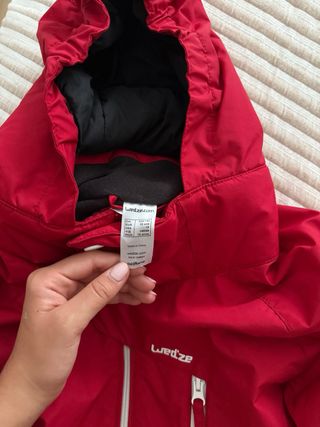 Mono de esquí para niño rojo