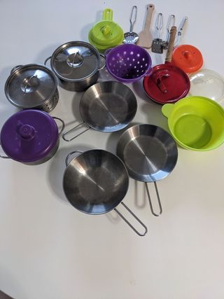 Ollas y Utensilios Cocina Infantil