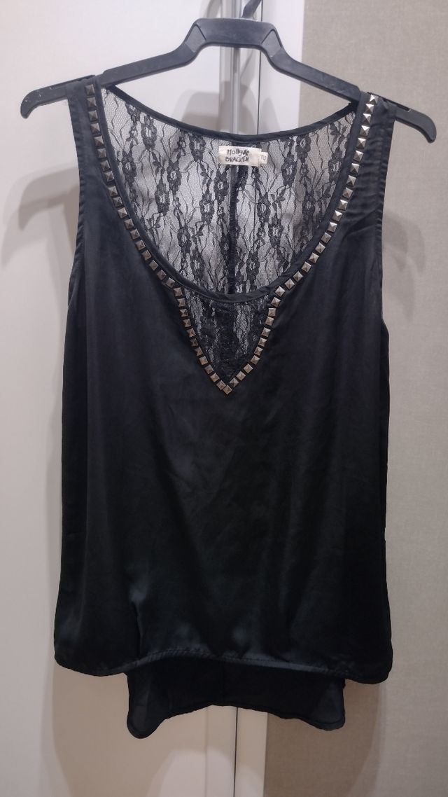 Top encaje Molly Bracken negro TU