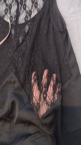 Top encaje Molly Bracken negro TU