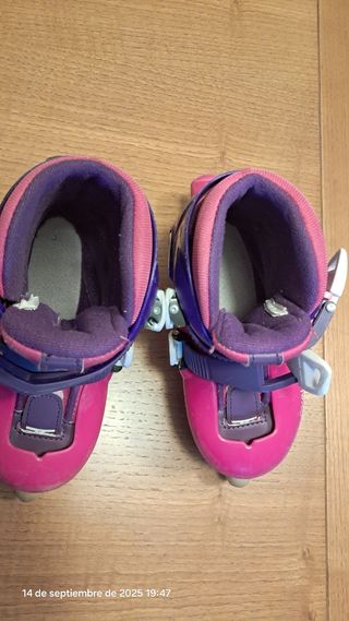 Patines Oxelo niña Talla 26-28. Decathlon 