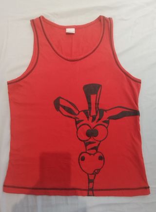 Camiseta tirantes roja