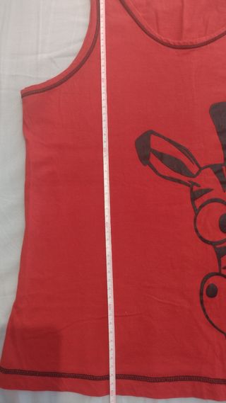 Camiseta tirantes roja