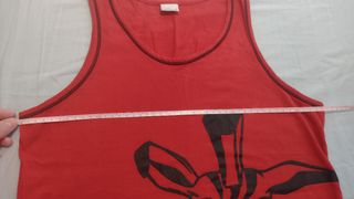 Camiseta tirantes roja