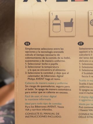 Calienta Biberones Digital Philips Avent