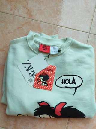Sudadera Zara Mafalda sin estrenar 