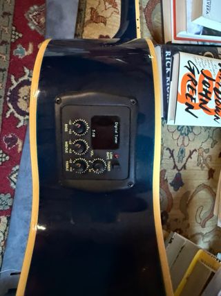 Guitarra Electroacústica Azul