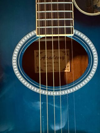 Guitarra Electroacústica Azul