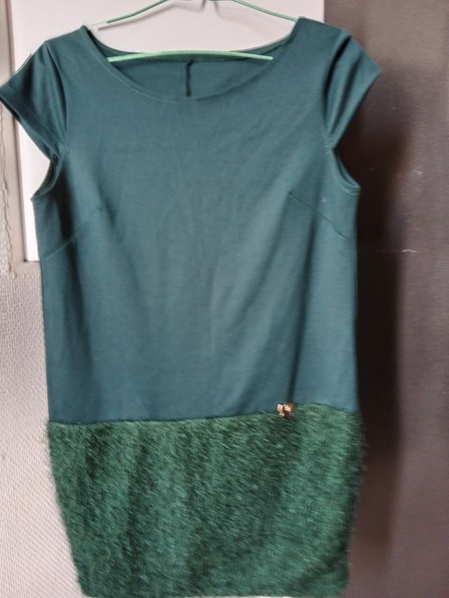 Vestido verde Made in Italia talla 38