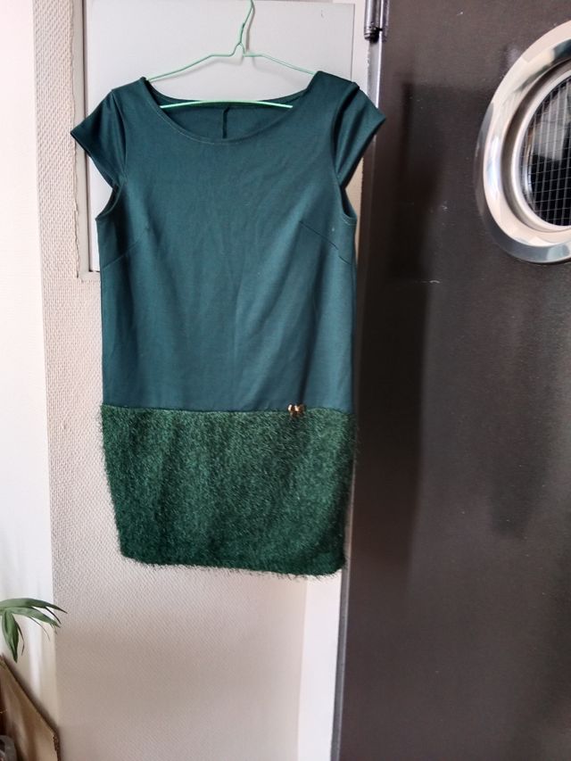 Vestido verde Made in Italia talla 38