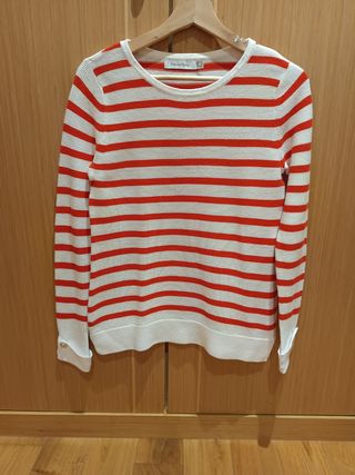 Jersey rayas naranjas y blancas Pedro del Hierro