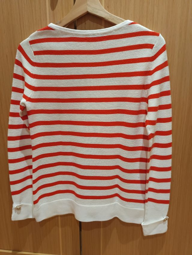 Jersey rayas naranjas y blancas Pedro del Hierro