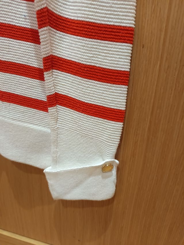 Jersey rayas naranjas y blancas Pedro del Hierro