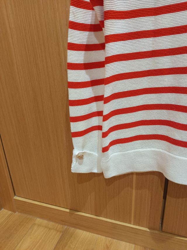 Jersey rayas naranjas y blancas Pedro del Hierro