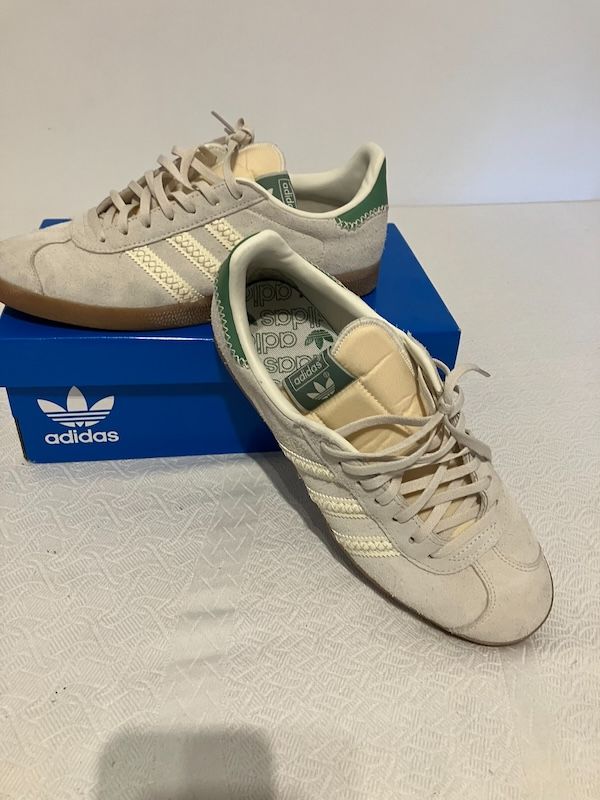 Zapatillas Adidas Gazelle Hombre Beige/Verde
