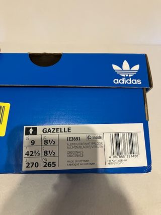 Zapatillas Adidas Gazelle Hombre Beige/Verde
