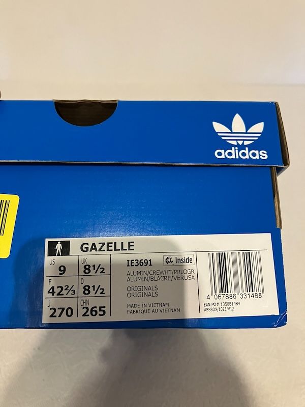 Zapatillas Adidas Gazelle Hombre Beige/Verde