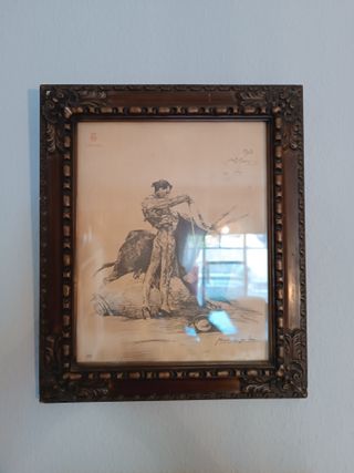 2 Cuadros Antiguos Toreros