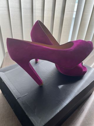 Zapatos de tacón Zendra color rosa talla 39